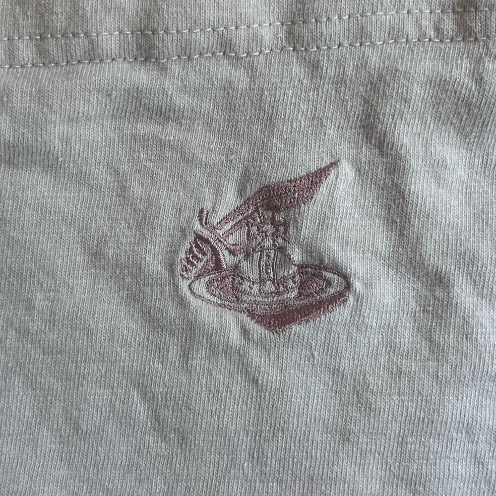 Unique Vivienne Westwood Anglophilia light pink square long sleeve shirt - Picture 2 of 7